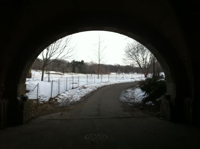 Brooklyn's Prospect Park tunnel near Carroll street.